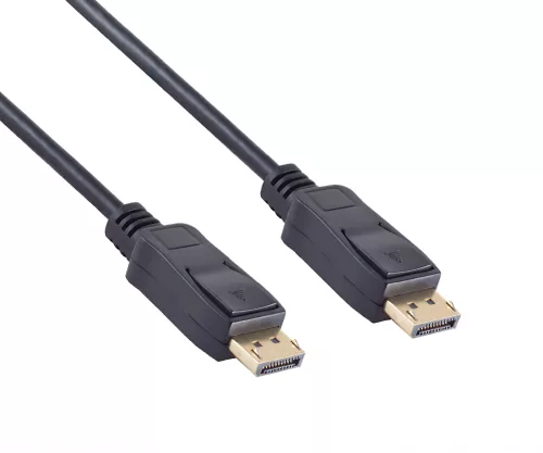 DisplayPort 1.4 Kabel, 2x DP Stecker, 8K, Box, 1m Unterstützung 8K/60Hz, 32.4GbpS, schwarz